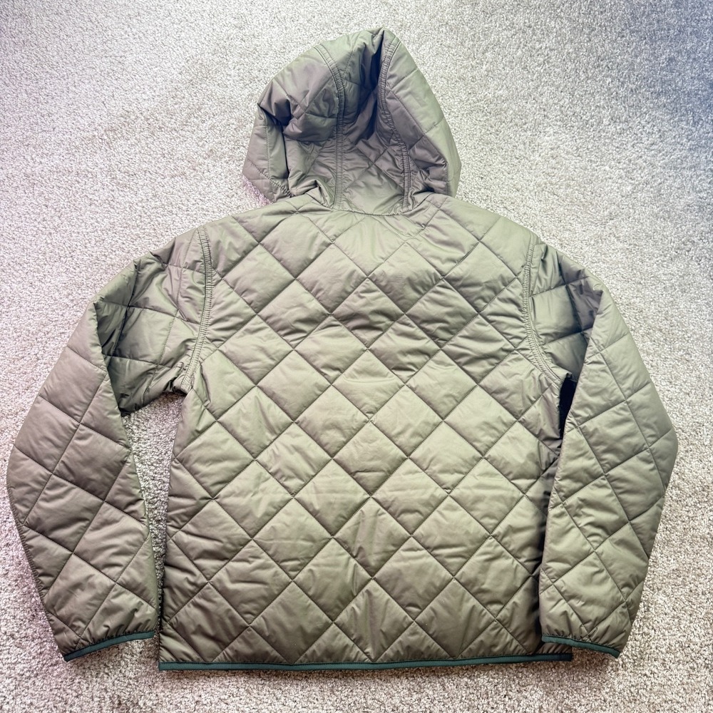 Patagonia Diamond Quilted Bomber Hoody Women's Size Small S NWT Basin Green NEW - Picture 7 of 7